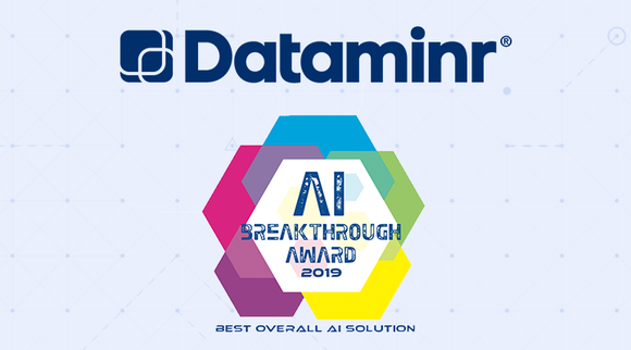 Dataminr Wins 2019 AI Breakthrough Award for Best Overall AI Solution