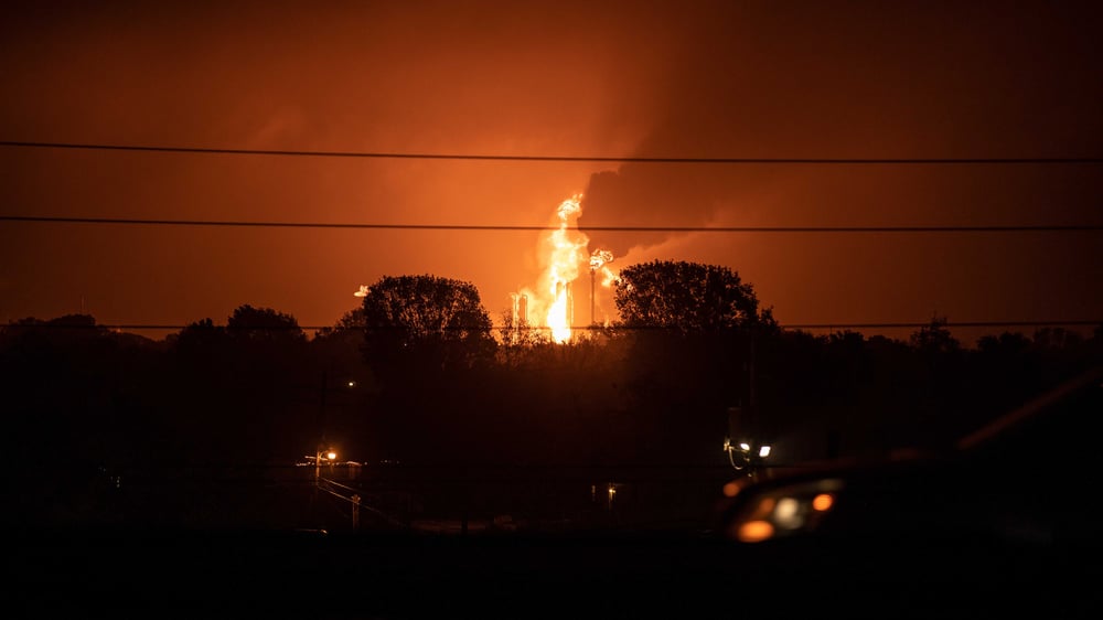 Explosion at Westlake Petrochemicals in Sulphur, LA.