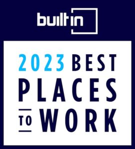 built In 2023 best places to work logo