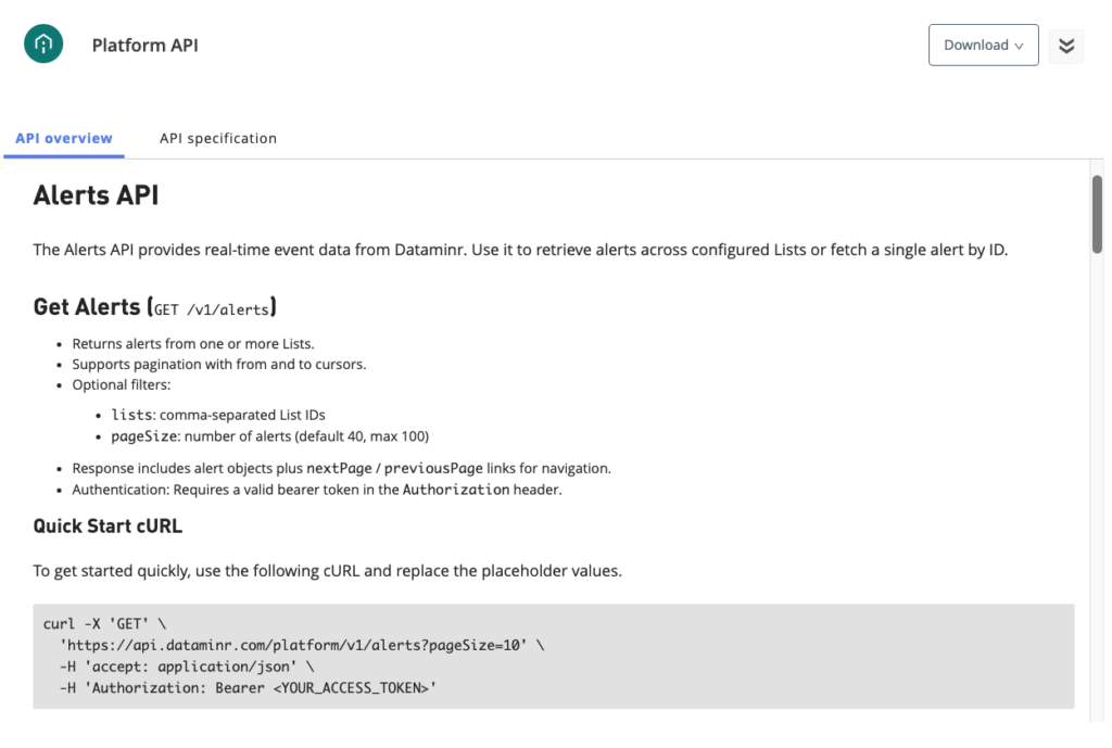 Dataminr's advanced AI platform