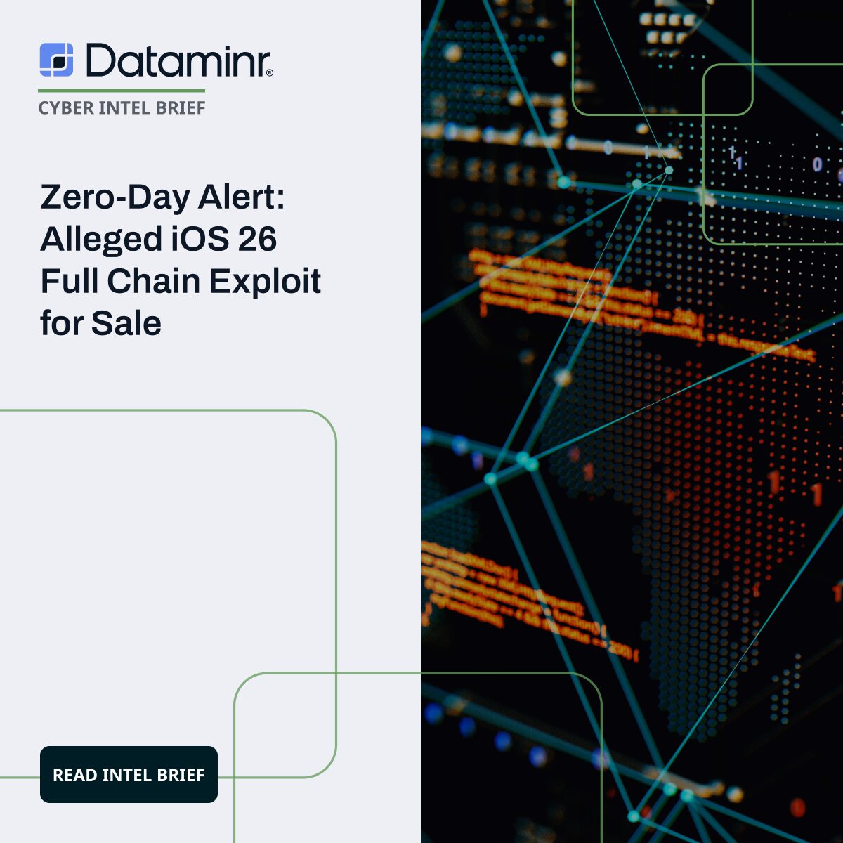 Zero-Day Alert: Alleged iOS 26 Full Chain Exploit for Sale