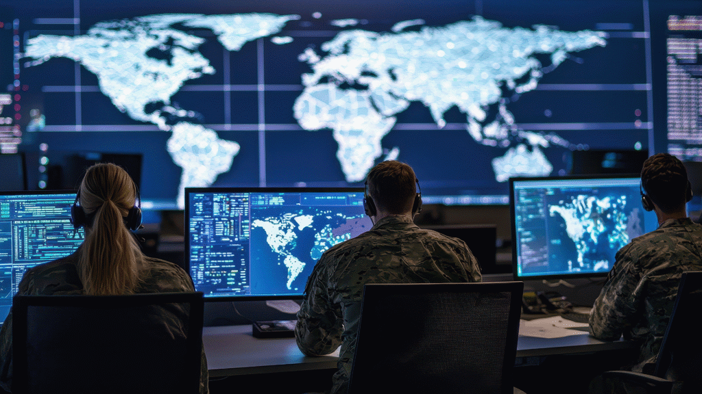 Military analysts track elements of cyber warfare activity