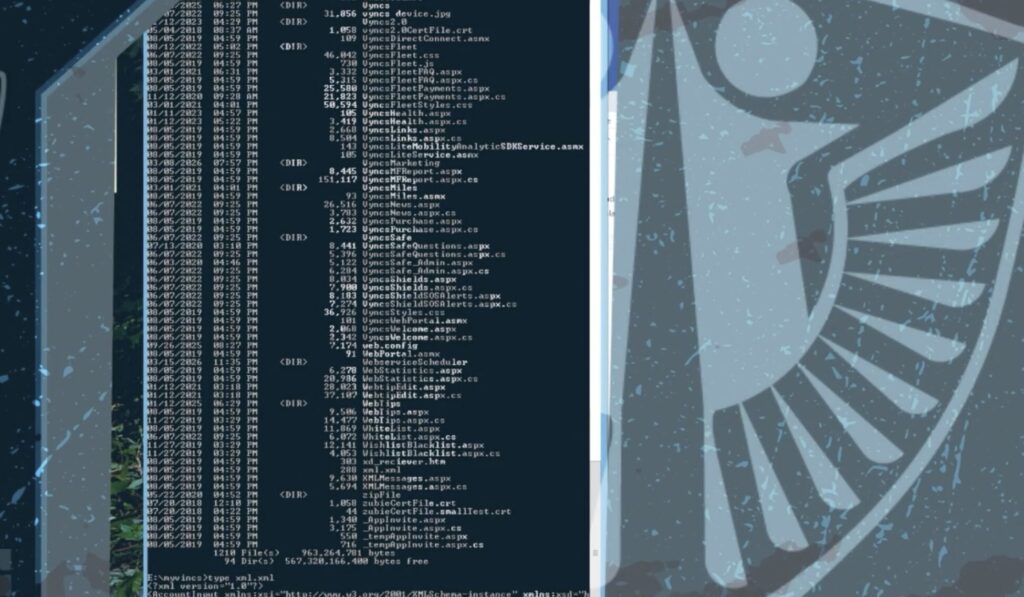 Screenshot of Ababil of Minab activity 