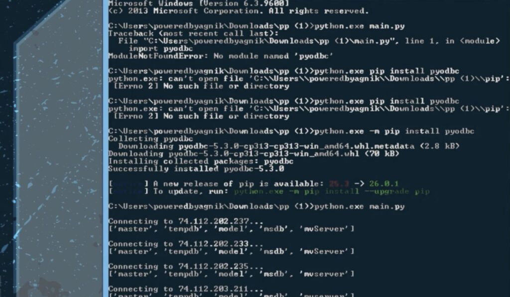 Screenshot of Ababil of Minab activity 