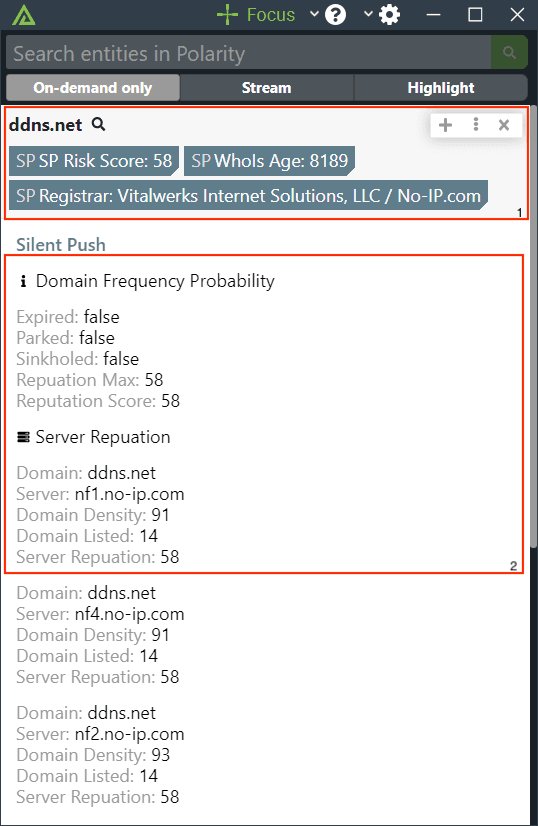 Silent Push with Dataminr Investigation Insights