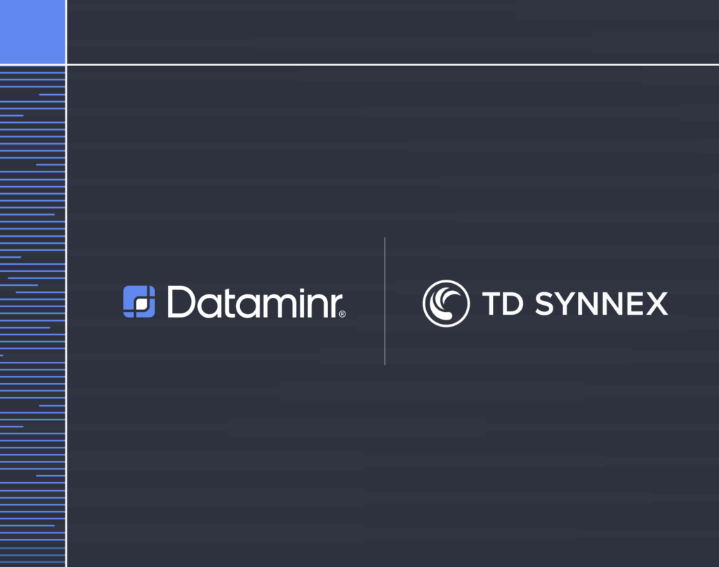 The Dataminr logo positioned next to the TD SYNNEX logo.